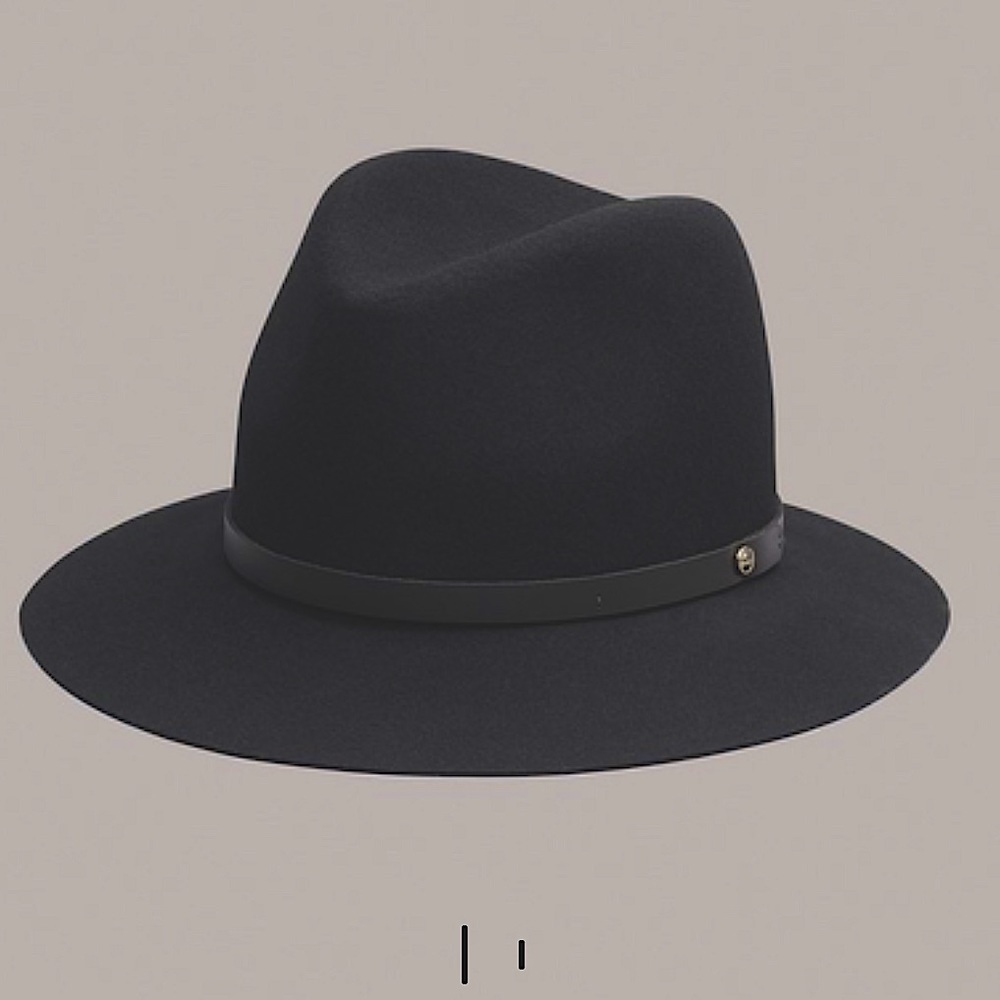 Rag&Bone Classic Black Floppy Brim Fedora | Size M | Worn 1x Excellent Condition